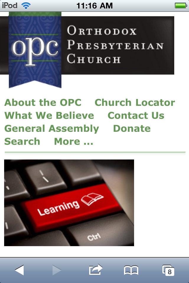 OPC.org mobile site