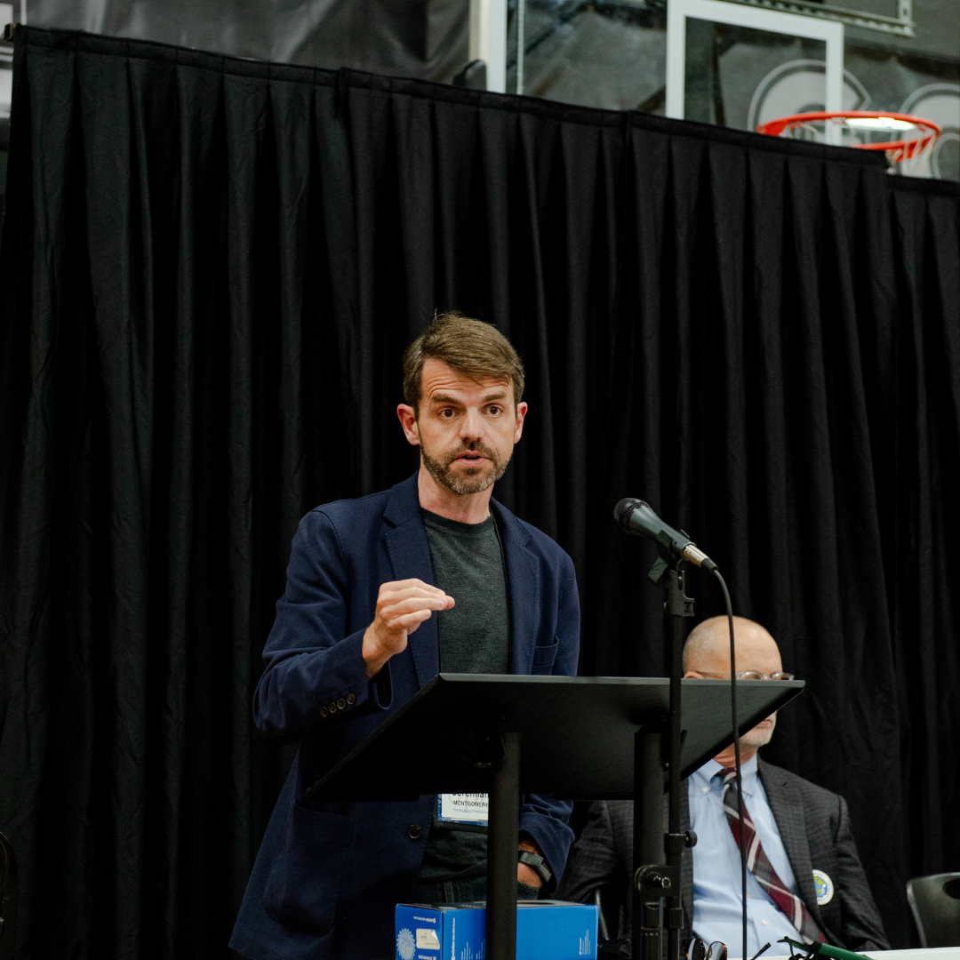 Jeremiah Montgomery Addresses the Assembly